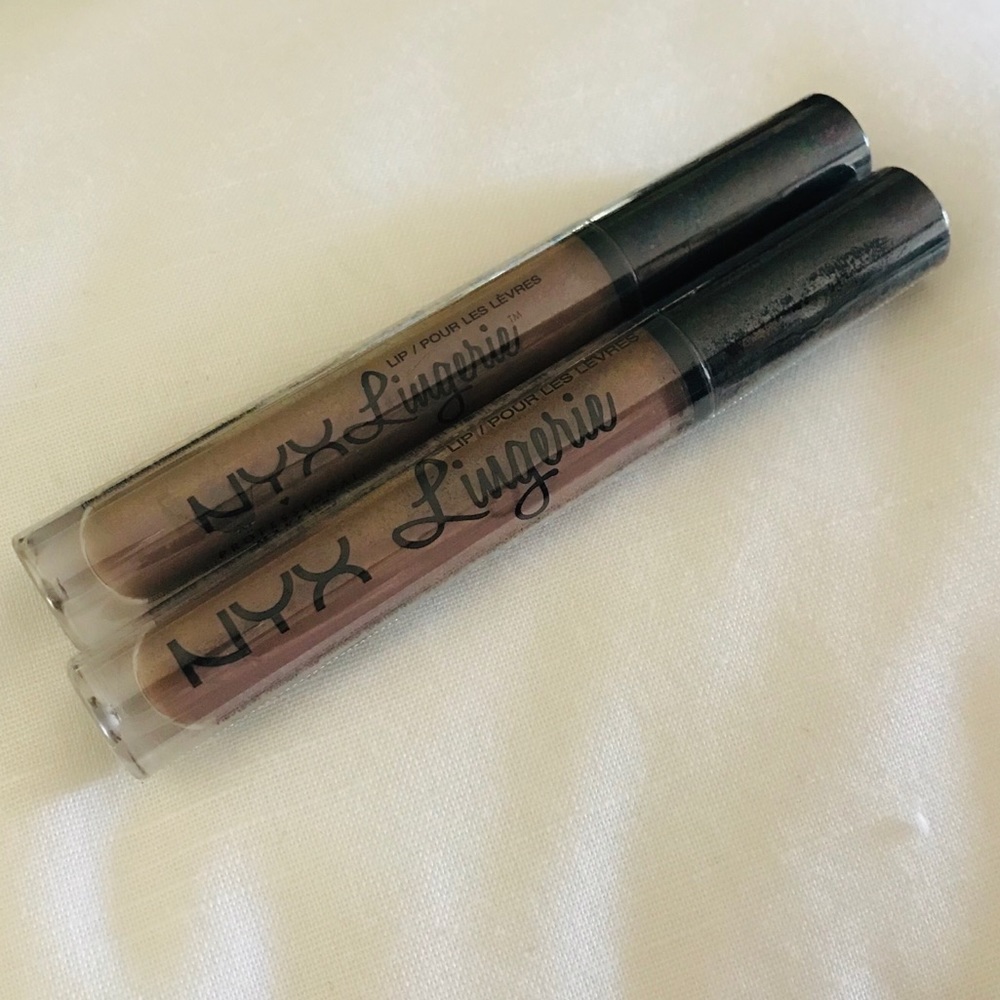 🆕💋Bundle of 2 Nude NYX Lip Lingerie Lipsticks - Picture 5 of 5